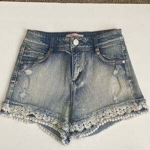 Charlotte Russe Refuge Denim High Waist Shorts